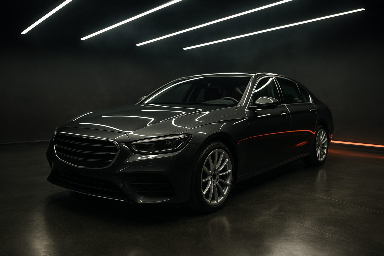 Detailing automobile a Lille : carrosserie noire premium traitee en studio